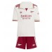 Camiseta Arsenal Ben White #4 Tercera Equipación Replica 2025-26 para niños mangas cortas (+ Pantalones cortos)